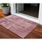 Homeroots 3' X 5' Blush And Ivory Abstract Washable Indoor Outdoor Area Rug 602689 - alternate 1