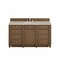 James Martin Vanities Bristol 60" Single Vanity, Saddle Brown, w/ 3 CM Tajnar Eclos Top w/FreePower Wireless Charger 157-V60S-SBR-FTJR - alternate 1