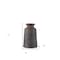 Homeroots 7" Brown Abstract Cylinder Ceramic Table Vase 397489 - alternate 5