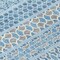 Homeroots 5' X 8' Sky Blue And Denim Blue Quatrefoil Washable Indoor Outdoor Area Rug 583241 - alternate 8