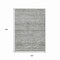 Homeroots 10' X 14' Gray And Charcoal Striped Washable Indoor Outdoor Area Rug 615667 - alternate 5