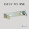 Georgia-Pacific 3-3/32"H x 13-1/4"W, Towel Dispenser, Chrome 52720 - alternate 10