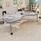 Flash Furniture Commercial Adjustable Height Kidney Activity Table with Locking Casters-Gray XU-A4872-KIDNY-GRY-T-P-CAS-GG - alternate 8