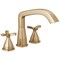 Delta Stryke Three Hole Roman Tub Trim, 11in, Lumicoat Champagne Bronze T27766-CZ-PR - alternate 1