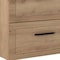 Homeroots 24" Natural Wood Floating Bathroom Vanity With White Sink And Two Drawers 624195 - alternate 5
