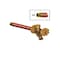 Woodford Freezeless Wall Faucet 1/2in MPT Sweat Anti-Siphon Brass Brass 19CP-12 - alternate 3