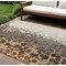 Homeroots 9' X 12' Ivory Gray And Gold Abstract Washable Indoor Outdoor Area Rug 582528 - alternate 1