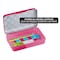 Its Academic Metallic Pencil Case Box, Hard Plastic, Stylish Quilted-Pattern Lid, 3-Pack 23130-3PK21-DM - alternate 7