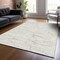 Homeroots 8' X 10' Ivory And Gray Abstract Washable Indoor Outdoor Area Rug 601071 - alternate 6