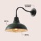 Jonathan Y Aurora 12.3 in. 1-Light Farmhouse Industrial Iron LED Gooseneck Arm Outdoor Sconce, Matte Green JYL7613L - alternate 7