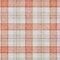 Homeroots 9' X 12' Coral And Beige Plaid Washable Indoor Outdoor Area Rug 601324 - alternate 5