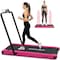 Squatz 2‑in‑1 Walking Pad Treadmill with Handlebar & Vibration Plates SQWPVH15PK - alternate 1