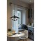 Z-Lite Rialto 5 Light Pendant, Matte Black Outer, Signature Rubbed Brass Inner, 22 In W x 14.5 In H 1953-22MB - alternate 6