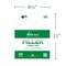 Roaring Spring Case of Biobase Filler Paper, 8.5"x11", 100 Sheets Per Pack, 3-Hole Punched, College Ruled W/ Margin 13986cs - alternate 4