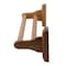 Alfi Brand AB5505 24" Dbl Rack Wooden Towel Bar Bathroom Accessory AB5505 - alternate 3