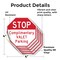 Signmission Stop Complimentary Valet Parking, 4 inch X 4 inch, Vinyl Decal, 5PK OC-D-5PACK-4-297 - alternate 4