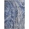 Homeroots 5' X 8' Denim Blue And Navy Blue Abstract Washable Indoor Outdoor Area Rug 577927 - alternate 5