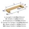 Amerock Monument 3-3/4 inch (96mm) Center-to-Center Champagne Bronze Cabinet Pull, 25PK 25VMP36570CZ - alternate 4