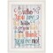 Homeroots Who You Think You Are 2 White Framed Print Wall Art 416027 - alternate 1
