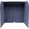 Ghent Acoustic Desktop Surround Protection Screen, Silver PET Felt, 24''H x 24''W x 18''D ADS2424SIL - alternate 1