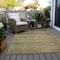 Homeroots 9' X 12' Fern Green And Taupe Abstract Washable Indoor Outdoor Area Rug 618278 - alternate 7