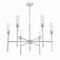 Z-Lite Esme Brushed Nickel 6 Light Chandelier 3047-6BN - alternate 6