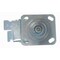 Vestil Rubber Swivel With Total Brake Caster 4 In. Diameter x 2 In. Width 551 lb Dark Gray/Gold CST-KSM-4X2MR-SWTB - alternate 11