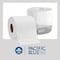 Georgia-Pacific Envision Toilet Paper, 2 Ply, 550 Sheets, 3.5 L x 3.8 W in Sheets, Std Core, White, PK80 19885 - alternate 11