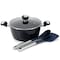 Oster Hawke 14 Piece Ceramic Nonstick Cookware Set in Dark Blue 141073.14RR - alternate 7