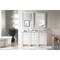 James Martin Vanities Bristol 60'' D Vanity, Bright White w/ Ethereal Noctis Silestone Top w/FreePower Wireless Charger 157-V60D-BW-FENC - alternate 7