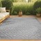 Jonathan Y Portmany Neutral Diamond Trellis Light Gray 3 ft. x 5 ft. Indoor/Outdoor Area Rug IBZ104C-3 - alternate 1