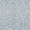 Homeroots 9' X 12' Denim Blue And Ivory Damask Washable Indoor Outdoor Area Rug 595137 - alternate 6