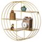Vintiquewise 4-Tier Floating Circular Silhouette Wall Shelf - Metal Wall-Mounted Display Shelf,  QI004691.GD - alternate 7