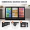 Yeego 53 inch Commercial Bar Counter 323 Cans Beverage Cooler Freestanding Fridge with LED Lighting YG-BTC-320FC-ZO - alternate 8
