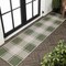 Jonathan Y Sabine Traditional Farmhouse Bold Gingham Green/Cream 2 ft. x 8 ft. Indoor/Outdoor Runner Rug TSN203D-28 - alternate 1