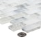 Andova Tiles Zalo 1-in. x 2-in. Brick Joint Glass Wall & Floor Mosaic Tile (1 Square Feet Per Sheet) ANDZAL608 - alternate 6