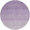 Homeroots 8' Purple And Lavender Round Ombre Washable Indoor Outdoor Area Rug 595831 - alternate 6
