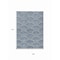 Homeroots 9' X 12' Denim Blue Navy Blue And Ivory Geometric Washable Indoor Outdoor Area Rug 615198 - alternate 7