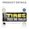 Signmission Tires Truck and Trailer, 36 Inch x 96 Inch, Vinyl Banner B-96-30895 - alternate 4