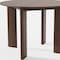 Homeroots 42" Walnut Solid Wood Round Top Dining Table 712202 - alternate 4