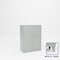 Pucel Heavy Duty Storage Cabinet with 6 in Legs, 36 in W x 54 in H x 19 in D, Putty HDSC-3648-19-2L - alternate 1