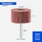 Pferd POLINOX Mounted Flap Wheel, 2" x 1-1/4, 180 Grit, Radial, 1/4" Shank, Aluminum Oxide 46205 - alternate 4