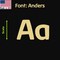 Aacc Self-Adhesive Vinyl Letter: A, Scale: 8 cm. Color: Gold Font: Anders by AACC-Anders-UA-Gold-M8x1 - alternate 1