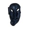 Homeroots 10" Black Solid Wood Decorative Mask Tabletop Sculpture 554704 - alternate 1