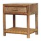 Homeroots 20" Brown Solid Wood One Drawer Nightstand 651836 - alternate 5
