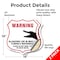 Signmission Alligator Warning Shield Sign Warning Al, 18 inch X 18 inch, Vinyl Decal, 2PK SHI-D-2PACK-18-359 - alternate 5