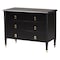 Baxton Studio Tamra Black Wood Chest with Drawers 264-14388-ZORO - alternate 1