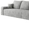 Homeroots 168" Gray Corduroy Modular Compression Foam Sofa With Toss Pillows 712978 - alternate 5