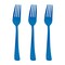 Smarty Had A Party Blue Disposable Plastic Party Forks, 600PK 410F-B-CASE - alternate 6