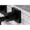 Kingston Brass Double-Handle Wall Mount Bathroom Faucet, Matte Black KS6120NX - alternate 5